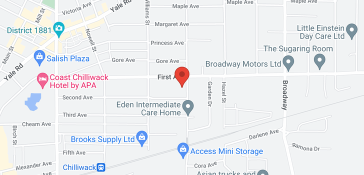 map of 3 46294 FIRST AVENUE